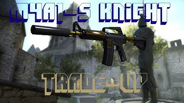 RISKY M4A1-S KNIGHT TRADE UP IN CS:GO !!