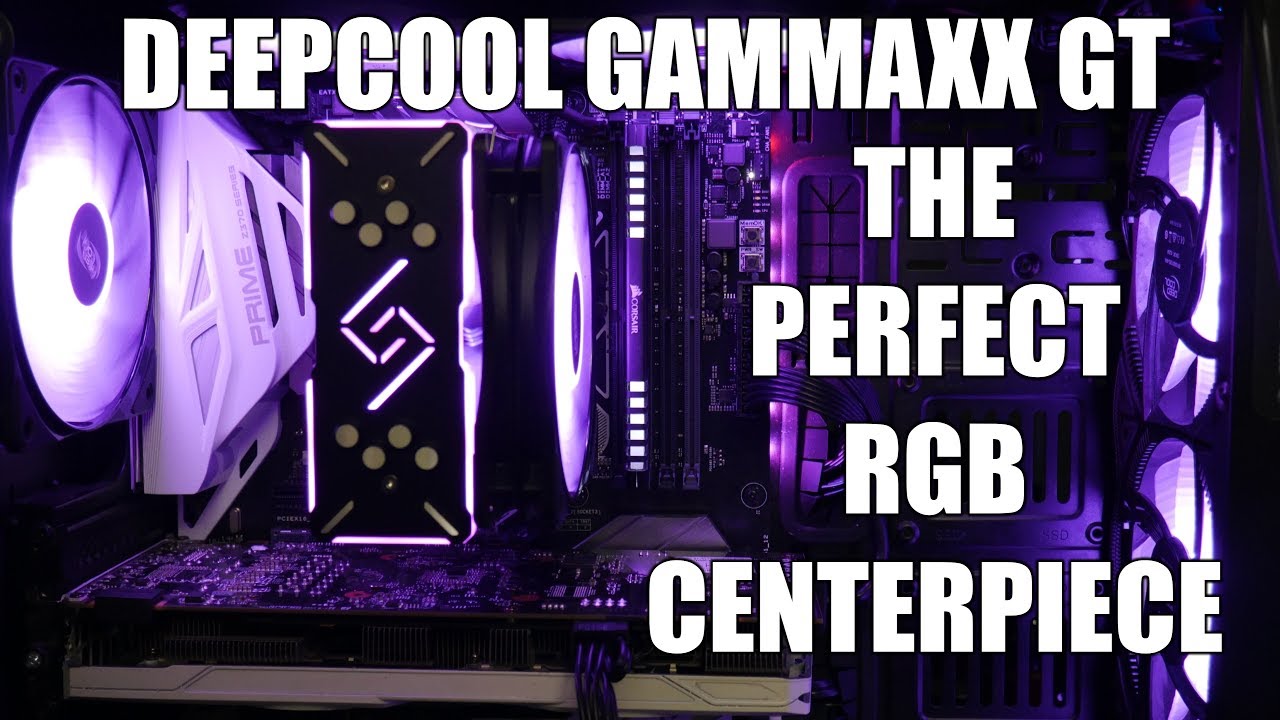 DeepCool Gammaxx GT RGB CPU Cooler Review, Install and Thermals - YouTube