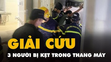 Giải cứu 3 người bị mắc kẹt trong thang máy của bệnh viện ở Đà Nẵng