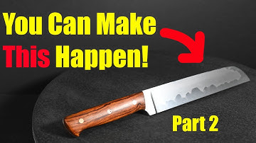 Make a Camp Knife with Awesome Hamon! - Pop