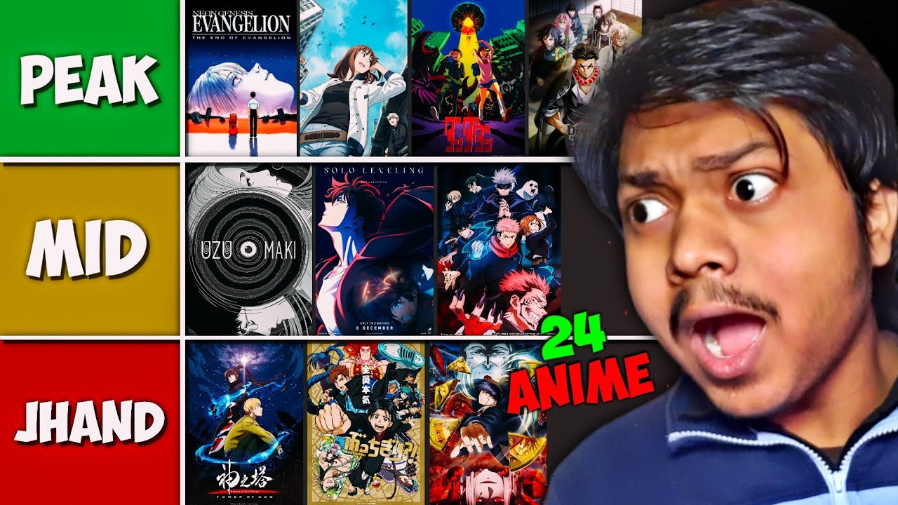 Ranking Every Anime I Watched in 2024 (24 Anime) - YouTube