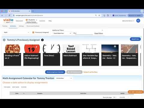 Edit Student Assignments