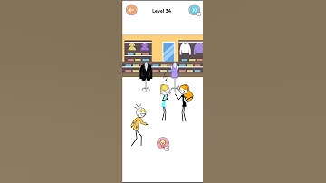 Find Love (WEEGOON) Android Gameplay Walkthrough - Level 34 ANSWER - Funny Stickman Puzzle #shorts