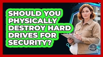 Should You Physically Destroy Hard Drives For Security?