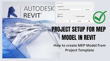 Project Setup of MEP Model in Revit | How to Create  MEP Project from Project Template