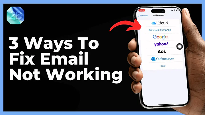3 Ways To Fix iPhone Email Not Working