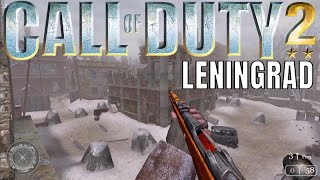 Call of Duty 2 (PC) Multiplayer Gameplay on Leningrad