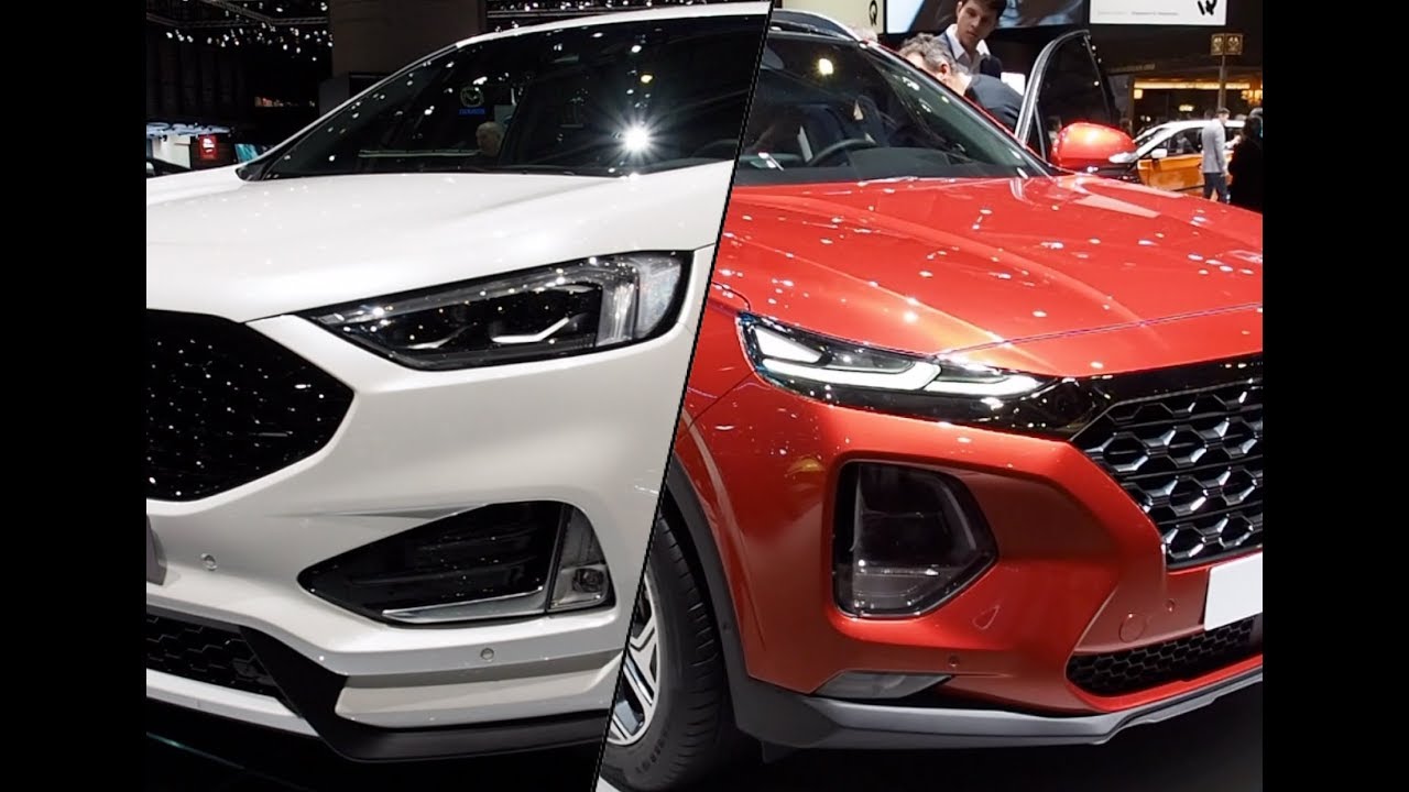 2018 Hyundai Santa Fe vs. 2018 Ford Edge - YouTube