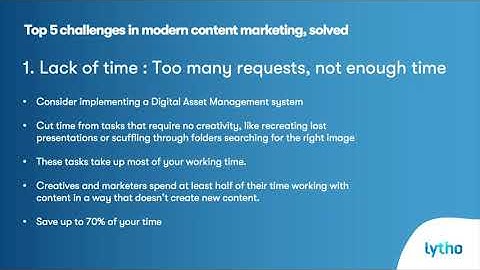 Content Marketing Trends (Challenges and opportunities) - Managing a Brand: Module 2 Lesson 5