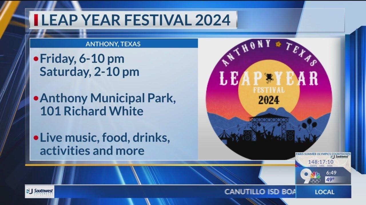 SmallTown Spotlight Anthony, Texas Leap Year Festival YouTube