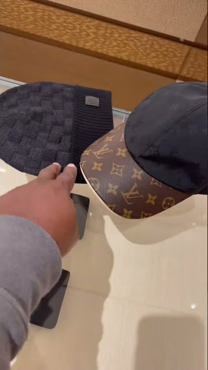 Louis Vuitton LV Sweater Hat Black VS Grey Comparison Review 