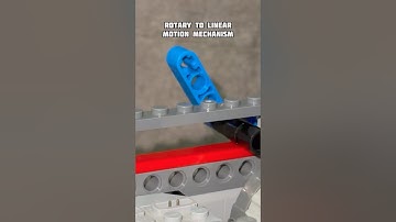 Rotary to Linear Motion Mechanism #lego #technic #legotechnic #mechanical #diy #mechanism