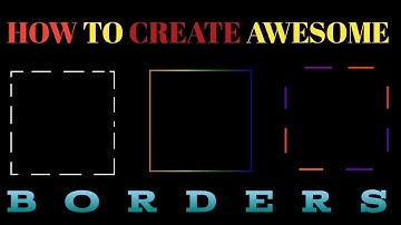 How To Create A Colorful Video Border In Kinemaster•Awesome Borders Make In Kinemaster•