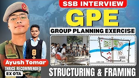 GPE Structuring and Framing | SSB Interview 