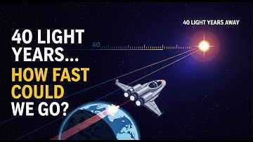 How Fast Can Humans Travel 40 Light Years? Real Physics & Interstellar Travel Explained