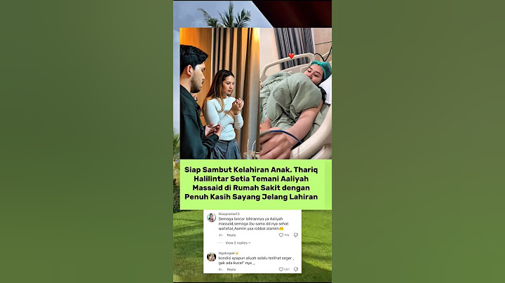 Thariq Halilintar Temani Aaliyah Massaid Jelang Proses Kelahiran