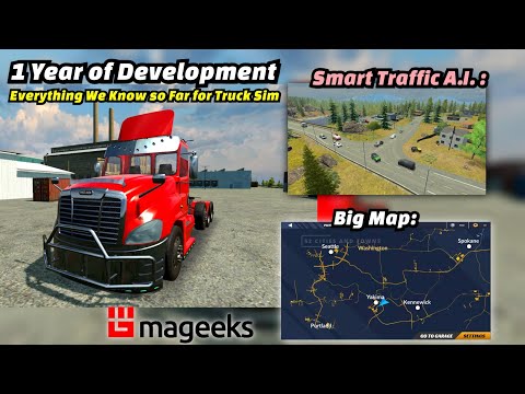 Truck Simulator PRO USA - Game Features, Trucks, Maps & More | Development Timeline