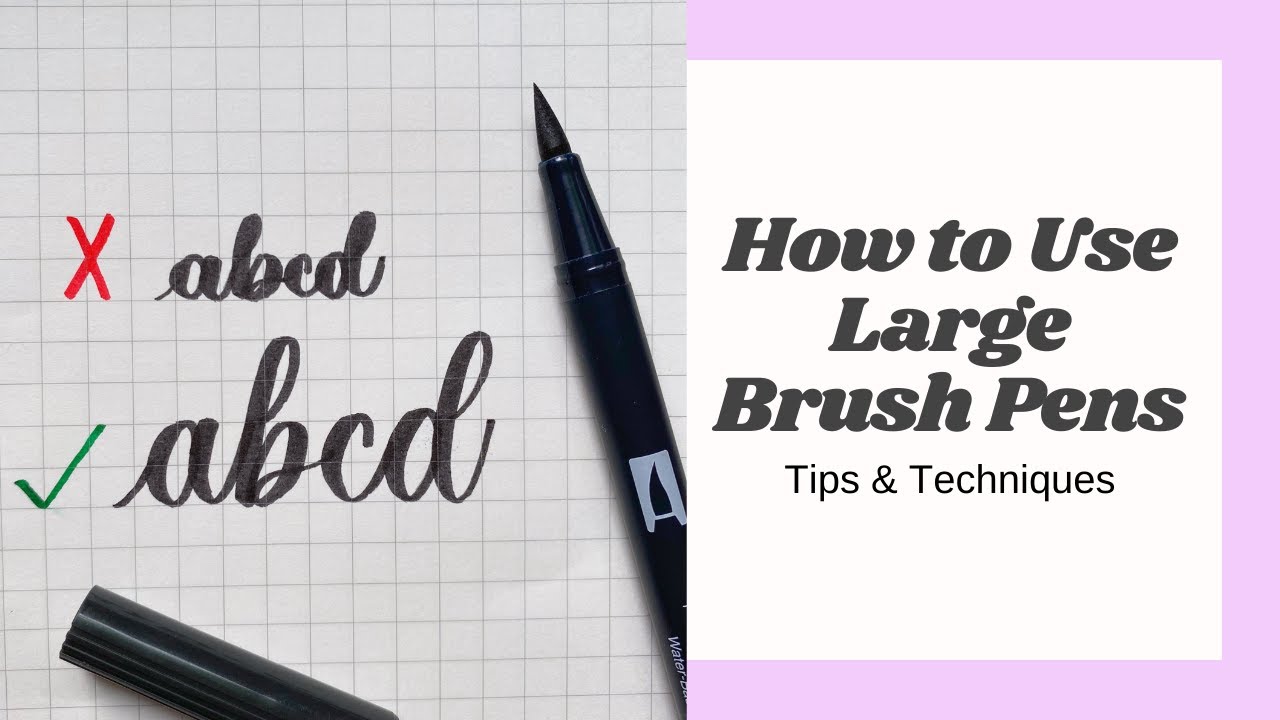 Best Brush Pens for Beginner Handlettering — How To Handletter