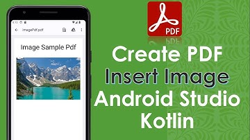 Add image on Pdf Document | Android Studio | Kotlin 2024