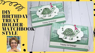 Diy Birthday Treat Holder- Matchbook Style