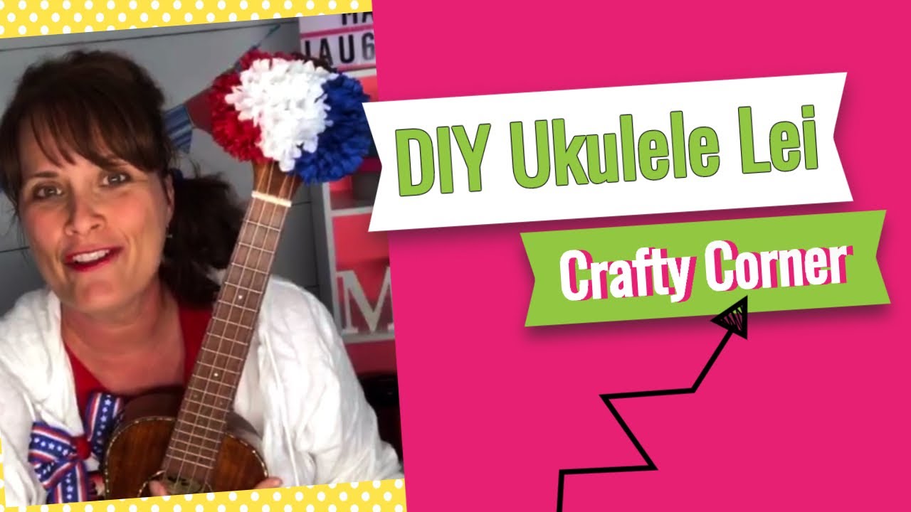 DIY Ukulele LeiEasy, Inexpensive and under 5 minutes! YouTube