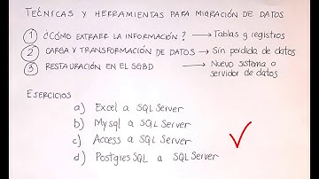 MIGRACIÓN DE DATOS