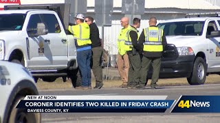 Coroner identifies two killed in crash on Highway 60 in Daviess County