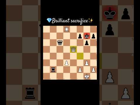Chess sacrifice ✨rook шахматы жертва #chess #chesscom #lichess #шахматы #magnuscarlsen #chesspuzzle