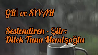 Seslendiren - Şiir: Dilek Tuna Memişoğlu - Gri Ve Siyah