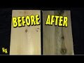 Giving New Wood Antique Look - Distress & Aging Wood With Painting Steel Wool & Vinegar Stain
