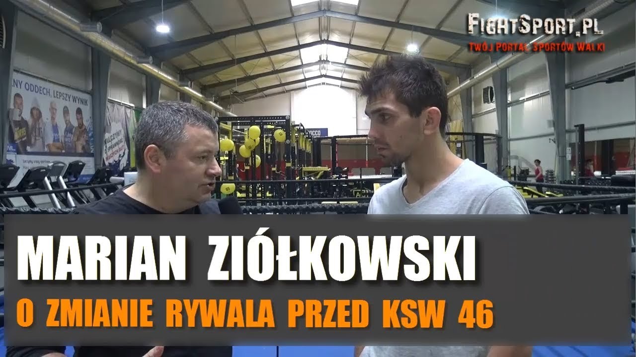 Marian Ziółkowski o walce z Grzegorzem Szulakowskim na KSW 46 Gliwice