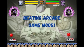 Defeating All Arcade Game Mode...with Captain Ginyu ?! Arcade Mode Challenge!-Dragon Ball Devolution