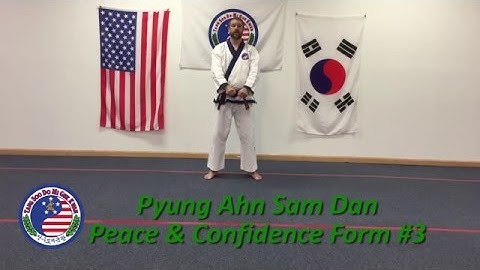 Pyung Ahn Sam Dan Peace Confidence Form#3 FAST