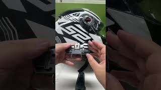 How to install S2-2 on the helmet?