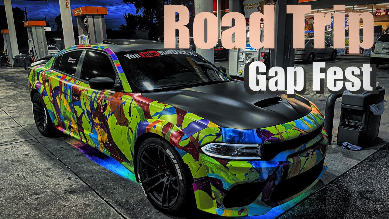 Travel Vlog To GAP FEST!! Took My 2021 Widebody Scat Pack Charger On A Road Trip