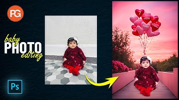 How to edit baby photos in Photoshop tutorial || baby photo editing || Patel Graphics