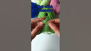 Knit stitch (tutorial) | Knitting for beginners #knitting #knittingpattern #knittingtutorial #knit