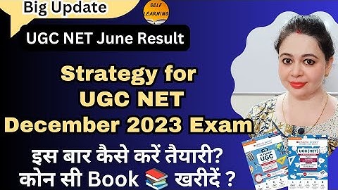 💥Big Announcement / UGC NET December Exam 2023 / Best Books for UGCNET Preparation by MONISHA MISHRA