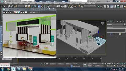 Tutorial on Modeling texturing and Lighting a stall in 3dsmax using Vray ( Part 3)