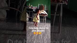 11 month baby dance for paal pappalii song 🥰