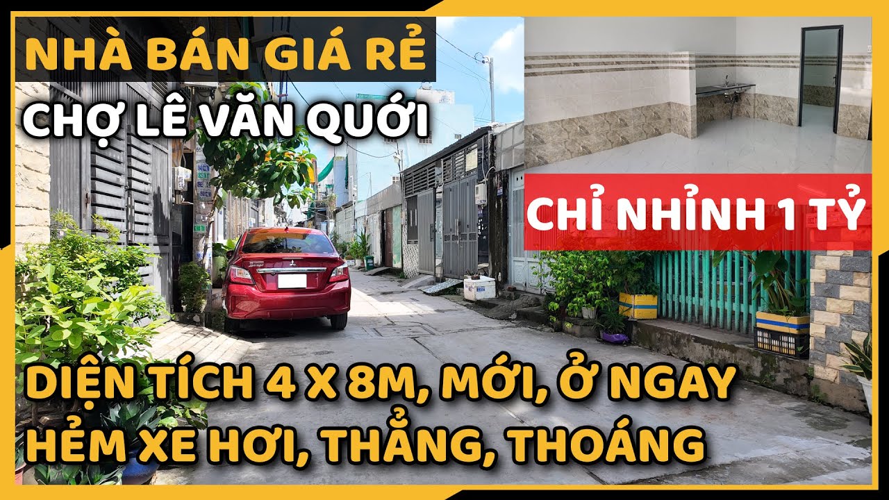 Bán nhà giá rẻ 4x8m, giá chỉ 1.xx tỷ CHÍNH CHỦ bán gấp, gọi ngay 0337878099 | Bán nhà Bình Tân