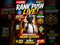 BGMI LIVE 🔴 | CONQUEROR Rank Push 😈 | Insane Clutches & High Kills