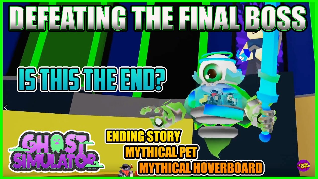 Final Boss Fight Is This The End Ghost Simulator Roblox Youtube - the final boss roblox