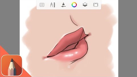 Lips Shading on Autodesk Sketchbook Android