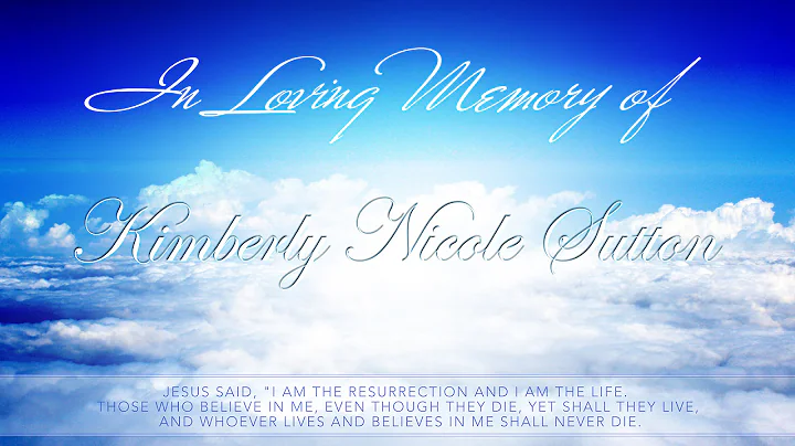 Celebration of the Life of Kimberly Nicole Sutton