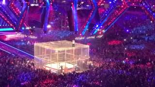 Shane Mcmahon Jumps Off Hell In A Cell On Undertaker - Wrestlemania 32
