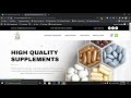 High Quality Food Supplements Store using Elementor || Elementor wordpress e-commerce store service