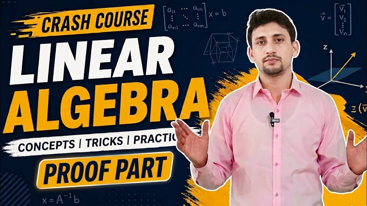 Master Matrix Proofs Easily | Linear Algebra Crash Course #14 - YouTube