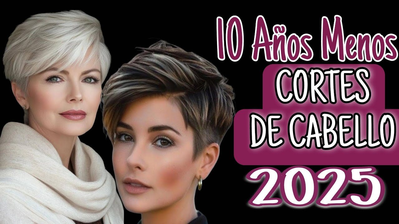 CORTES de CABELLO CORTO MODERNOS en TENDENCIA DE MODA 2025| Renueva tu ...