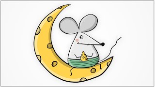 How to draw a Funny mouse, symbol of 2020 year step by step
This video tutorial teaches how to draw a cartoon Funny mouse, symbol of 2020 year for kids. Its a simple way of drawing, just watch and follow. Dont worry if you make some mistakes, you can always use an eraser, or better even you may create something wonderful of your own!. Hand drawing on white background. Draw with pencil or pen and then color. Copy, draw and learn how to draw and learn the basics of drawing and cartooning in a fun way. You can use this in your school projects or any assignments that you have got from school or college, or if you just want to simply practice and learn drawing and want some more practice. The drawings are simple and can be followed very easily. You can also submit your drawing in a competition. Just keep on drawing and creating wonderful things and be innovative. How to draw a Funny mouse, symbol of 2020 year step by step